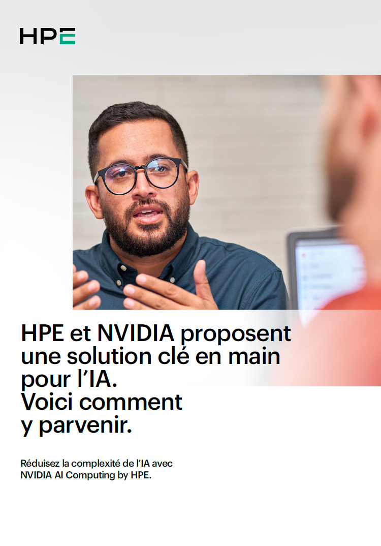 HPE et NVIDIA proposent une solution clé en main pour l’IA. Voici comment y parvenir.