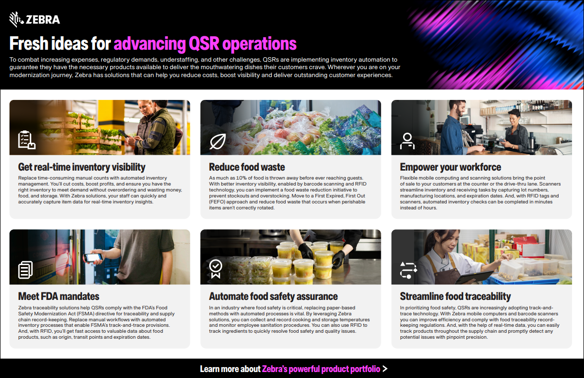 Fresh ideas for advancing QSR operations