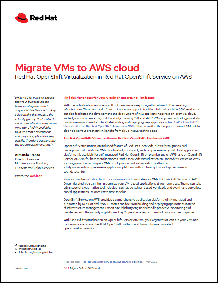 Migrate VMs to AWS cloud img
