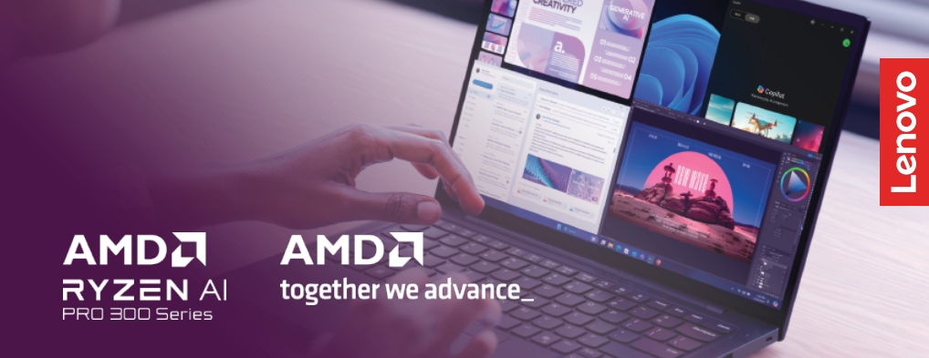 Meet the Lenovo ThinkPad® T14s Gen 6 advanced by Ryzen™ AI 300 Series processor with PRO technologies CH